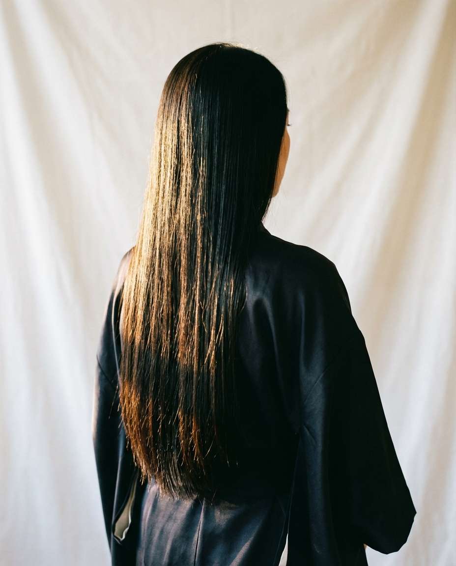Flowing hair
