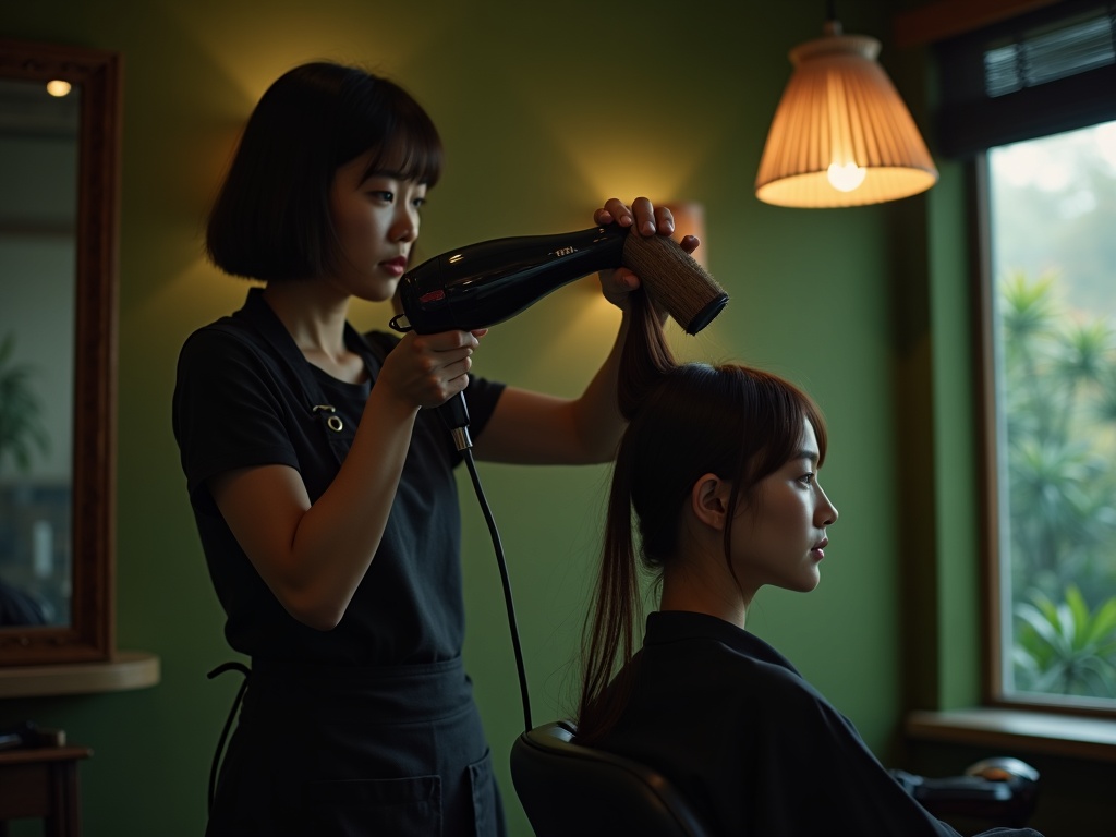施術中
